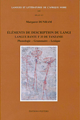 Eléments de description du langi, langue bantu F.33 de Tanzanie